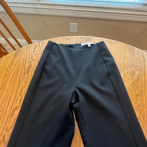 LOVERS + FRIENDS Black Lined Split Hem Flare Pants Size XS 32.5” Inseam - Picture 6 of 12